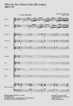 Wer nur den lieben Gott lässt walten (J.S. Bach) 