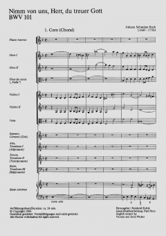 Nimm von uns, Herr, du treuer Gott (J.S. Bach) 