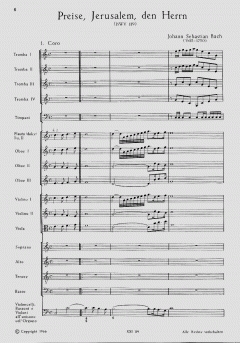 Preise, Jerusalem, den Herrn (J.S. Bach) 