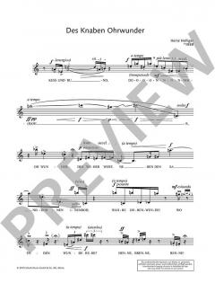 Des Knaben Ohrwunder von Heinz Holliger (Download) 