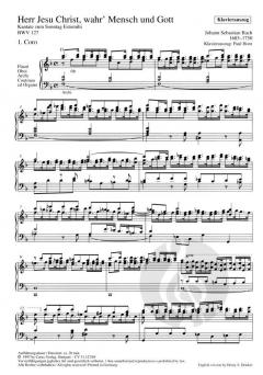 Herr Jesu Christ, wahr’ Mensch und Gott BWV 127 von Johann Sebastian Bach (Download) 