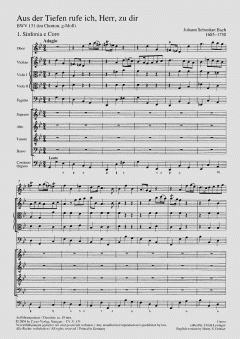 Aus der Tiefen rufe ich, Herr, zu dir (J.S. Bach) 