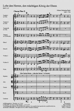 Lobe den Herren, den mächtigen König der Ehren (Download) 