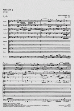 Missa in g-Moll BWV 235 (J.S. Bach) 