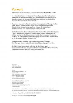 Klarinetten Fuchs Band 2 von Stefan Dünser im Alle Noten Shop kaufen