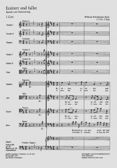 Erzittert und fallet von Wilhelm Friedemann Bach (Download) 