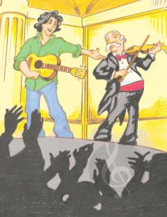 Martin the Guitar - In the Big City von Harry Musselwhite 