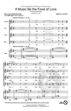If Music Be the Food of Love von Philip Lawson 