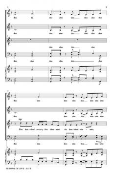 Seasons of Love von Jonathan Larson 