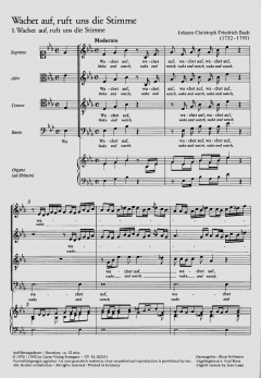 Wachet auf, ruft uns die Stimme (Johann Christoph Friedrich Bach) 