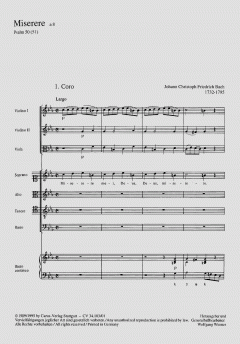 Miserere in c-Moll (Johann Christoph Friedrich Bach) 