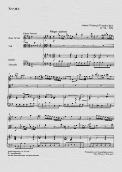 Triosonate in e-Moll (Johann Christoph Friedrich Bach) 