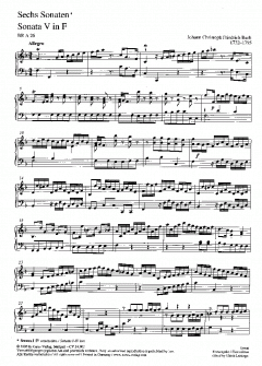 Drei Klaviersonaten von Johann Christoph Friedrich Bach im Alle Noten Shop kaufen (Partitur)