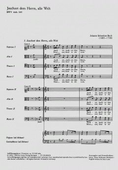 Jauchzet dem Herrn, alle Welt (J.S. Bach) 