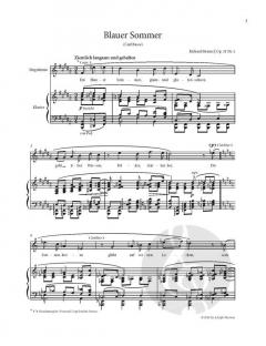 Lieder mit Klavierbegleitung von Richard Strauss 