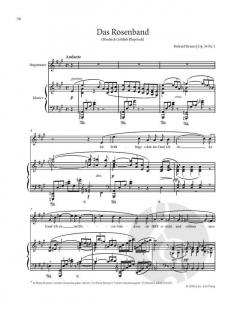 Lieder mit Klavierbegleitung von Richard Strauss 