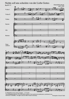 Nichts soll uns scheiden von der Liebe Gottes (Dietrich Buxtehude) 