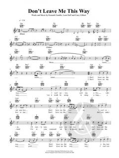 Don't Leave Me This Way von Cary Gilbert 