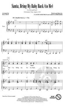 Santa, Bring My Baby Back To Me 