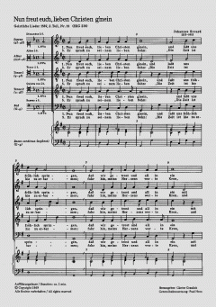 Nun freut euch, lieben Christen g'mein (Johannes Eccard) 