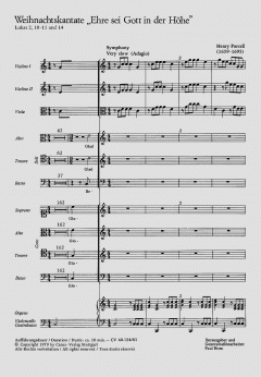 Behold, I bring you glad tidings (Henry Purcell) 