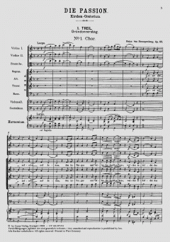 Die Passion op. 93 (Heinrich v. Herzogenberg) 