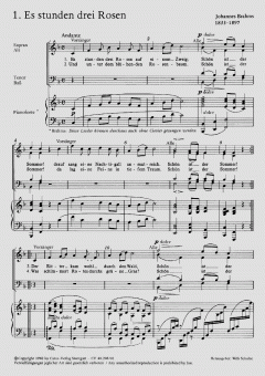 Brahms: Sieben deutsche Volkslieder (Johannes Brahms) 