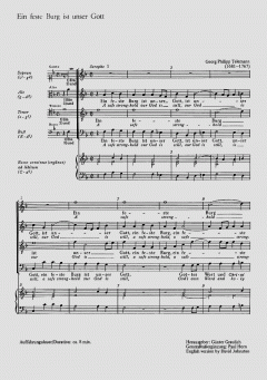 Ein feste Burg ist unser Gott TVWV8:7 (Georg Philipp Telemann) 