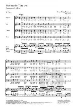 Machet die Tore weit (Georg Philipp Telemann) 