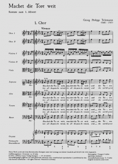 Machet die Tore weit (Georg Philipp Telemann) 
