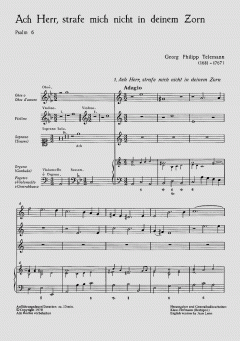 Ach Herr, strafe mich nicht (Georg Philipp Telemann) 