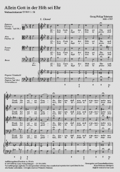 Allein Gott in der Höh sei Ehr (Georg Philipp Telemann) 