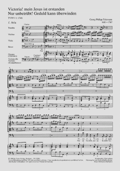 Victoria! mein Jesus ist erstanden (Georg Philipp Telemann) 