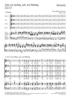 Trauer-Actus 'Ach, wie nichtig, ach wie flüchtig' (Georg Philipp Telemann) 
