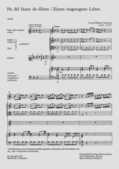 Piu del fiume da diletto (Einem eingezognen Leben) (Georg Philipp Telemann) 