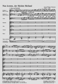 Nun komm, der Heiden Heiland (Georg Philipp Telemann) 
