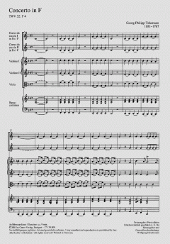 Concerto per due Corni in F-Dur TWV52 (Georg Philipp Telemann) 