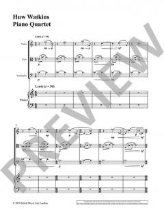 Piano Quartet von Huw Watkins 