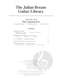 The Julian Bream Guitar Library 2: The Classical Era 