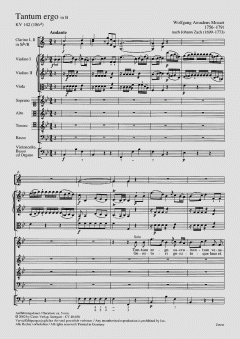 Tantum ergo in B-Dur KV142 (W.A. Mozart) 