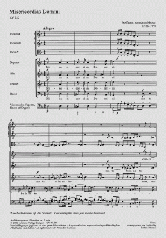 Misericordias Domini KV222 (W.A. Mozart) 