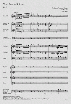 Veni Sancte Spiritus KV47 (W.A. Mozart) 