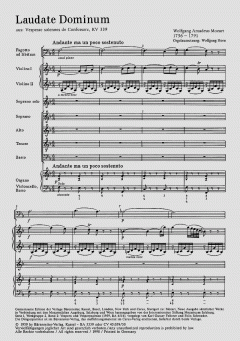 Laudate Dominum in F-Dur (W.A. Mozart) 