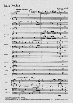 Salve Regina von Vincenco Bellini 