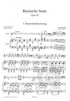 Russische Suite op. 36 von Leo Portnoff 