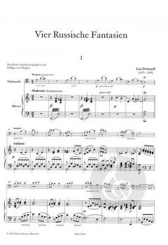 4 Russische Fantasien von Leo Portnoff 