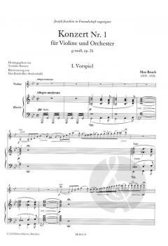Konzert Nr. 1 g-moll op. 26 von Max Bruch 