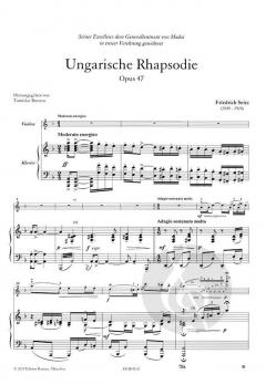 Ungarische Rhapsodie op. 47 von Friedrich Seitz 