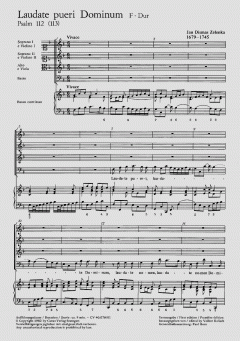 Laudate pueri Dominum in F-Dur ZWV82 (Jan Dismas Zelenka) 