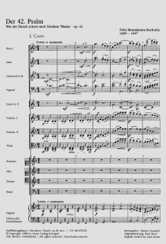Wie der Hirsch schreit (Felix Mendelssohn Bartholdy) 